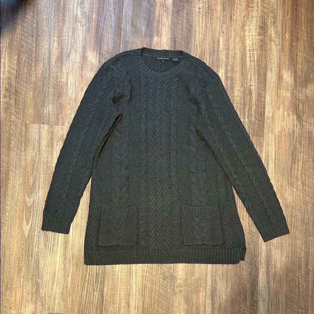 Jeanne Pierre Charcoal Gray Sweater